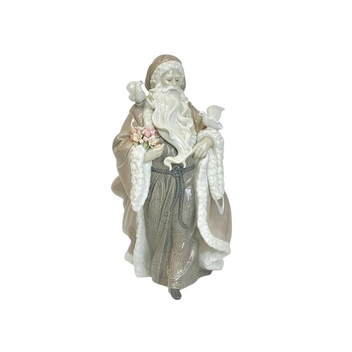 418 - A Lladro porcelain Spirt of Nature Santa Claus figure. Limited edition in original box.