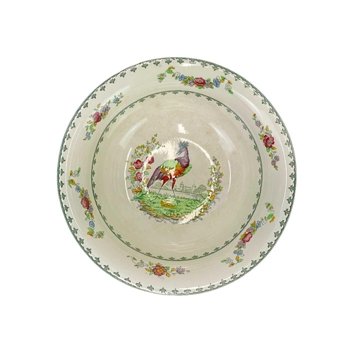 462 - A Copeland Spode Vienna Bird pattern part service. comprising; six dinner plates, five dessert plate... 