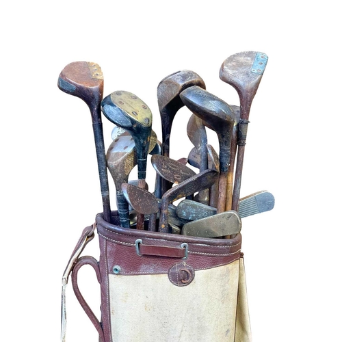 51 - Eight hickory shafted golf woods. Including Auchterlone Special, Robert Simpson Special, Mills SS mo... 