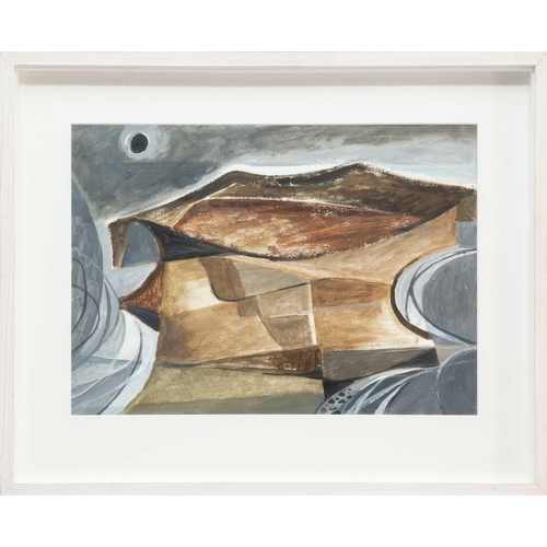 1 - § Biddy PICARD (1922-2019) Eclipse Over West Penwith, 1999 Acrylic on card, signed twice and titled ... 