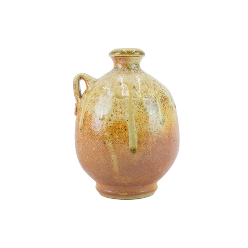 1012 - § Mark GRIFFITHS (XX-XXI) Handled Vase Stoneware, impressed seal, height 16cm.