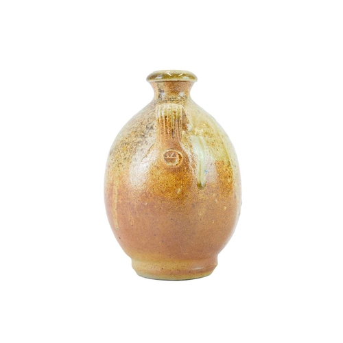 1012 - § Mark GRIFFITHS (XX-XXI) Handled Vase Stoneware, impressed seal, height 16cm.