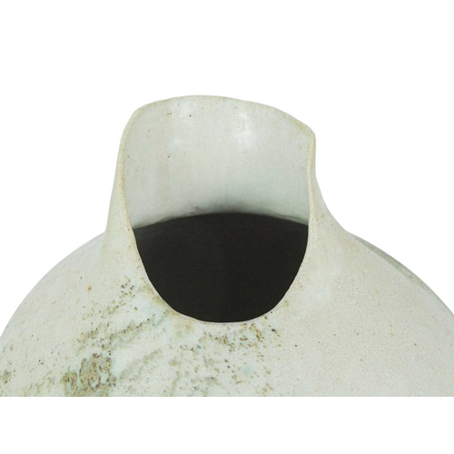 1016 - § Betty BLANDINO (1927-2011) Lipped Vessel Stoneware, impressed seal to base, height 32cm.