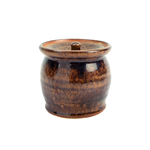 1057 - § Scott Marshall, Boscean Pottery (1936-2008) Two lidded pots Stoneware, height 9cm. (2)