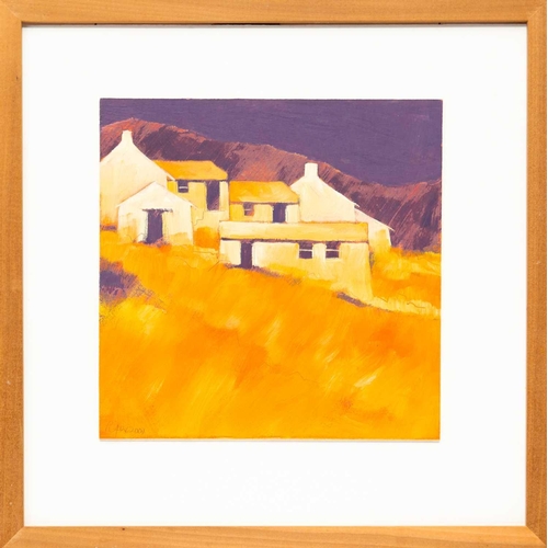 106 - § John S. PIPER (1946) Evening Gold (2001) Oil on board, signed and dated 2001, further signed, insc... 