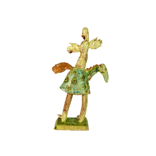 1071 - § Geoffrey FULLER (1936-2022) Bird and Horse Earthenware, height 34cm.