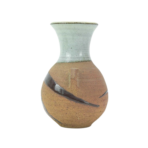 1077 - § Janet LEACH (1918-1997) Lugged Vase Stonware, impressed personal and Leach Pottery seals to base, ... 