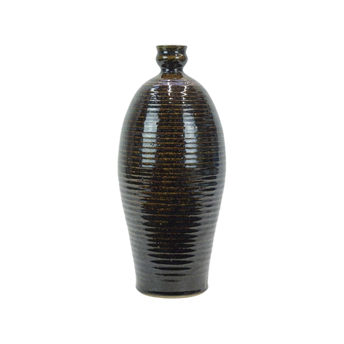 1079 - § Paul BARRON (1917-1983) Bottle Vase Stoneware, impressed seal, height 34cm.