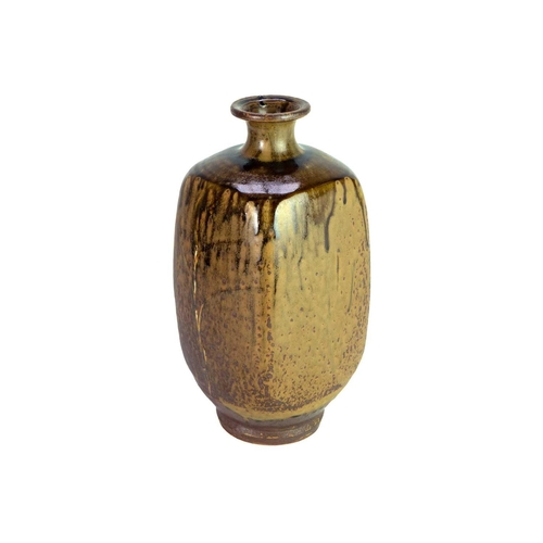 1110 - § Shigeyoshi ICHINO (1942-2011) Bottle Vase Stoneware with ash glaze, impressed seal to base, height... 