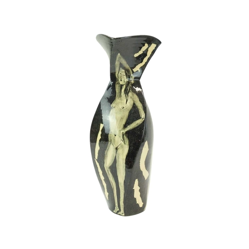 1123 - § Paul JACKSON (1954) Large Vase (The Nude Series, 1997) Earthenware, signed and dated 1997, height ... 