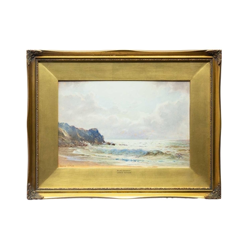 133 - James AITKEN (act.1880-1935) Bude, Cornwall Watercolour, signed, 20 x 30cm, framed 34 x 44.5cm