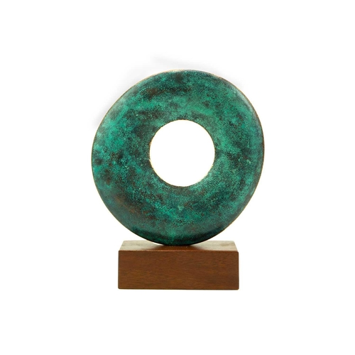 236 - § Chris BUCK (1956) Then Night Becomes Day, 2000 Bronze, signed with initials, numbered III/XV and d... 