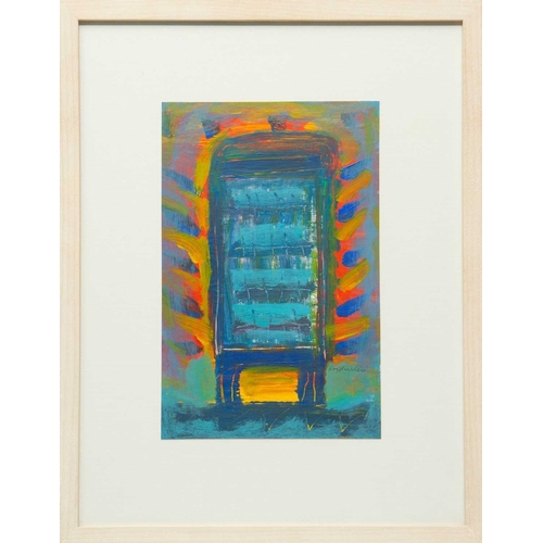 251 - § Roy WALKER (1936-2001) Firing Time Acrylic on paper, signed, inscribed artist's label to verso, 29... 