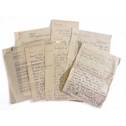 26 - § Barbara HEPWORTH (1903-1975) & John WELLS (1907-2000) Letters from Hepworth & Wells to Dr Roger Sl... 