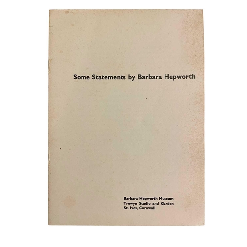 26 - § Barbara HEPWORTH (1903-1975) & John WELLS (1907-2000) Letters from Hepworth & Wells to Dr Roger Sl... 