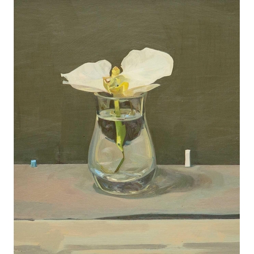 272 - § Jason WALKER (1969) Magnolia Oil on board, 19 x 17cm, 35 x 32cm framed.