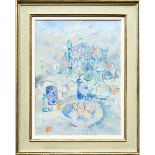 274 - § June MILES (1924-2021) Still Life, 1978 Oil on canvas, signed and dated '78 to verso, 61 x 45cm, f... 