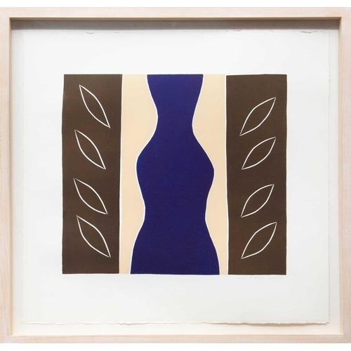 280 - § Breon O'CASEY (1928-2011) Blue Figure (2009) Screenprint, signed and dated '09, numbered 7/15, ima... 