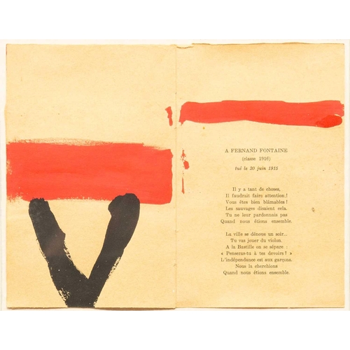 48 - § Roger Hilton (1911-1975) An illustration of Paul Eluard Poems (1974) Mixed media on paper, 19 x 24... 