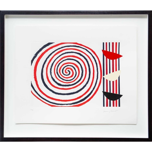 5 - § Sir Terry FROST (1915-2003) Spirals, 2003 Screenprint and collage, signed, numbered 47/125, image ... 