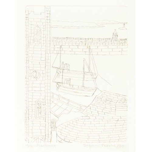 79 - § Bryan PEARCE (1929-2006) Harbour (1990) Etching, signed, inscribed and dated '90, numbered 16/75, ... 