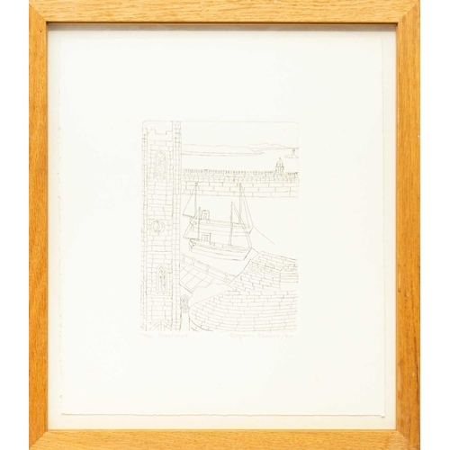 79 - § Bryan PEARCE (1929-2006) Harbour (1990) Etching, signed, inscribed and dated '90, numbered 16/75, ... 