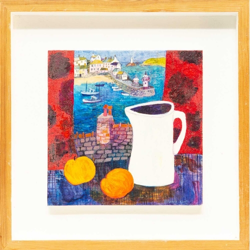 85 - § Brenda KING (1934-2011) Window on the Warren, St Ives (2009) Oil on canvas, signed, further signed... 