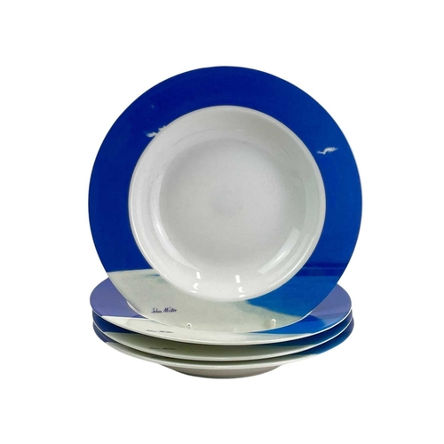 226 - John Miller tea, coffee and dinner ware. Comprising seven dinner plates, eight side plates, four tea... 