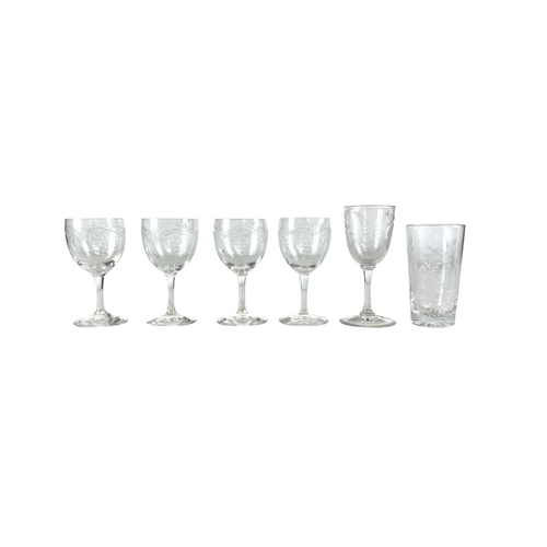 227 - A collection of Victorian and later glassware. Including cranberry glass, Bristol blue glass, carniv... 