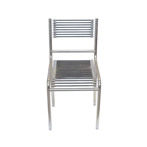 271 - A chrome and sprung Sandows chair. originally designed in 1928 by René Herbst, height 81cm, width 42... 