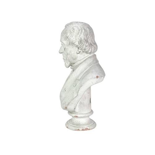 39 - A Bellman & Ivey moulded and painted terracotta bust. Dated May 1881, and Titled P.J. Moynahan, with... 