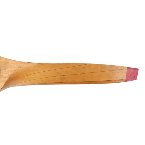 60 - A Sensenich Corp laminated propellor. With red painted tips, P/N22048, Model No 276-17, serial numbe... 