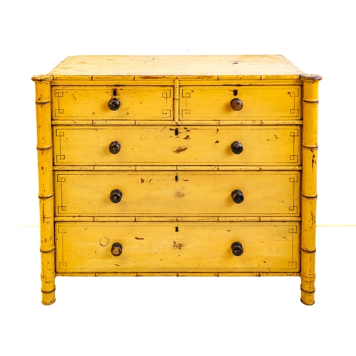 522 - Regency painted chest of drawers