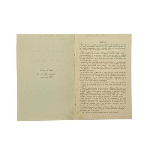 100 - (South Pacific Islands) Mrs. Thomas Lascelles Iremonger Our Daily Bread and Fifty Recipes in Gilbert... 