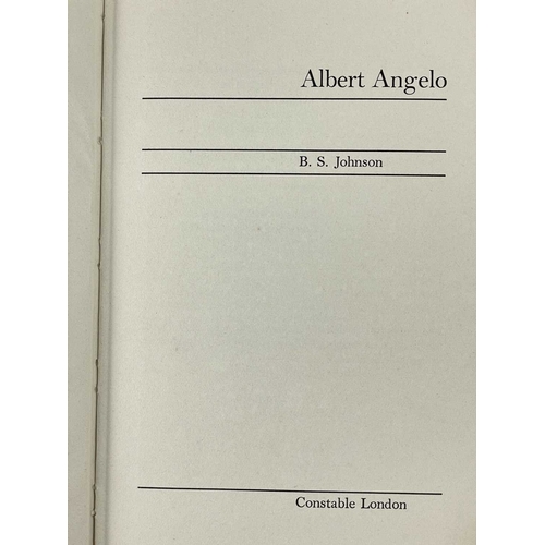 105 - B. S. Johnson Albert Angelo First edition, orignal cloth, very small tears and nibbles to unclipped ... 