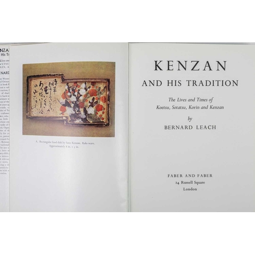 11 - (Signed and Inscribed) Bernard Leach Kenzan's Edo Densho (1964 facsimile edition), string bound with... 