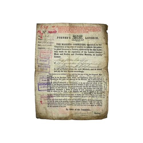 116 - (Boxing) Miller boxing family ephemera Residual boxing, employment and war service memorabilia of th... 