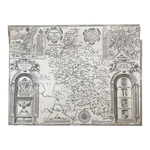 12 - John Speed (1551/2–1629) Nine maps, seven of which are rare copies published by Roger Rea 'Worcester... 