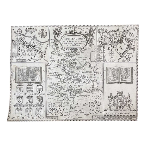 12 - John Speed (1551/2–1629) Nine maps, seven of which are rare copies published by Roger Rea 'Worcester... 