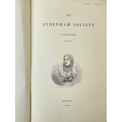 120 - KOLLIKER, A; BUSK & HUXLEY (translators) Manual of Human Histology Two volumes published by The Syde... 