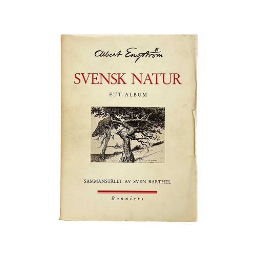 128 - BARTHEL, Sven (ed) Albert Engstrom, Svensk Natur Limited edition no. 79/100, cream card covers with ... 