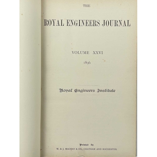 129 - The Royal Engineers Journal Vol XXVI (no 302 Jan 1 1896) to Vol XXVI (no 313) Dec 1 1896, plus suppl... 