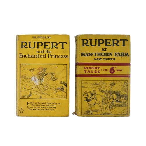 131 - (Children's Books) Rupert the Bear Various annuals Five volumes 1944, 1945, 1946, 1947, 1948, pictor... 