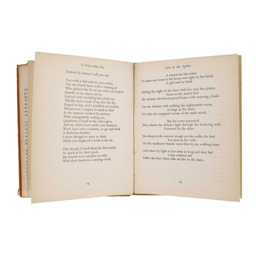 132 - Dylan Thomas Deaths and Entrances First edition, 12mo, bright orange cloth lettered in gilt, unclipp... 