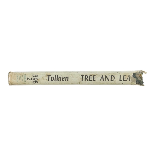 133 - J. R. R. Tolkien Tree and Leaf First edition, facsimile signature to title page, ex libris Andover P... 