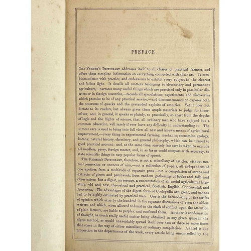 136 - Rev John M. Wilson (ed) The Farmer's Dictionary ; Or A Cyclopedia Of Agriculture In All Its Departme... 