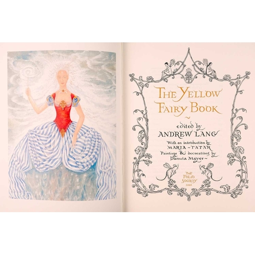 142 - (The Folio Society) Andrew Lang Three Fairy Books The Blue, the Yellow and the Green, all in card sl... 