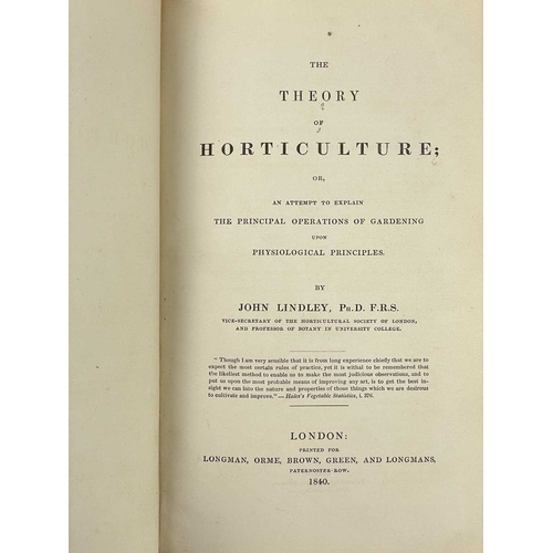 146 - (Horticulture) Three good works J. C. Loudon. 'An Encyclopaedia of Gardening; Comprising the Theory ... 