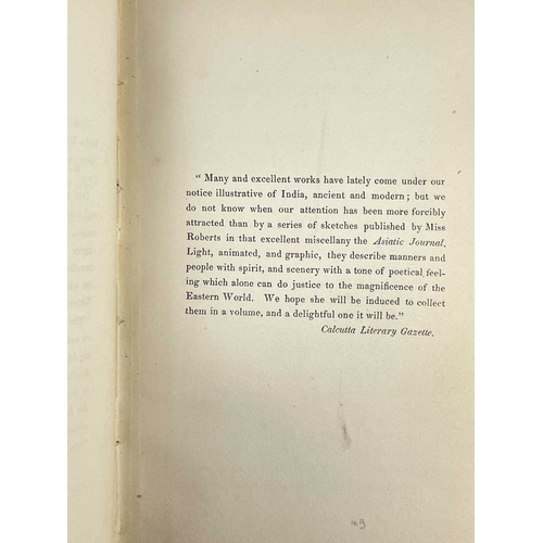 150 - (India) Emma Roberts Scenes and Characteristics of Hindostan and Sketches of Anglo-Indian Society Fi... 