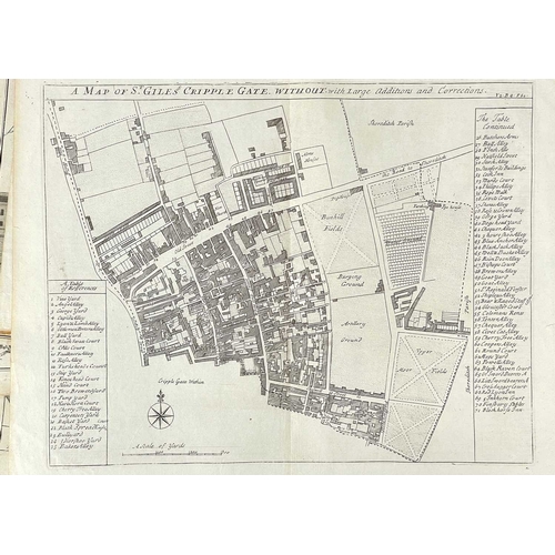 152 - (London) John Stow (1524/25–1605) Twenty copper engraved maps [A Survey of the Cities of London and ... 